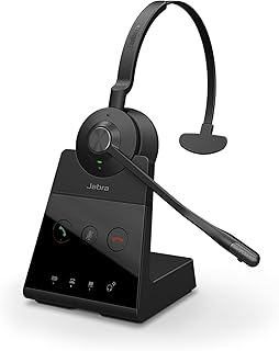 Беспроводная гарнитура Jabra Engage 65 SE (второе издание), одноушная – телефонная гарнитура с лучшими в отрасли показателями беспроводной связи, усовершенствованным микрофоном с шумоподавлением и временем автономной работы – черная.
