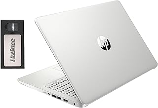 Ноутбук HP Stream 14" HD BrightView, процессор Intel Celeron N4120, 16 ГБ ОЗУ, 288 ГБ памяти (128 ГБ eMMC + док-станция 160 ГБ), графика Intel UHD Graphics, веб-камера 720p, Wi-Fi, 1 год подписки на Office 365, Windows 11 S, серебристый цвет.