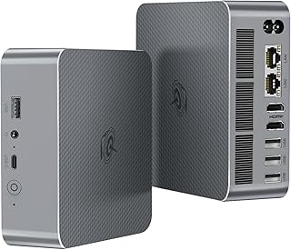 Мини-ПК Beelink EQi12 Intel i5 12450H (8 ядер/12 потоков, до 4,4 ГГц), 24 ГБ LPDDR5 5200 МГц, SSD 500 ГБ PCIe4.0. Поддержка двух экранов 4K, Wi-Fi 6, Bluetooth 5.2, двухгигабитных LAN-портов.