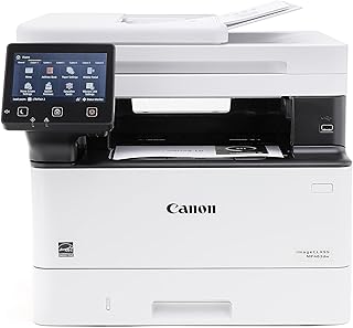 Canon imageCLASS MF462dw — монохромный беспроводной лазерный принтер с двусторонней печатью, многофункциональное устройство «все в одном» со сканером, копиром, факсом, для дома или офиса, с автоматической подачей документов, мобильная версия, 3-летняя ограниченная гарантия, 37 стр./мин, белый цвет.