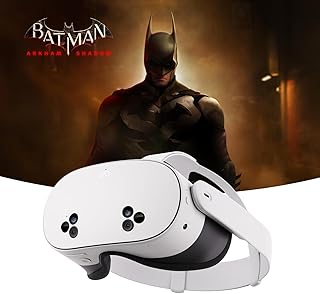 Meta Quest 3S 128 ГБ — Получите Batman: Arkham Shadow и 3-месячную пробную подписку на Meta Horizon+ в комплекте — Универсальная гарнитура