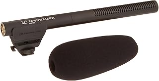 Профессиональный направленный микрофон SENNHEISER с разъемом XLR-3 на 3,5 мм для видеокамер/видеоаппаратуры, черный (505453)