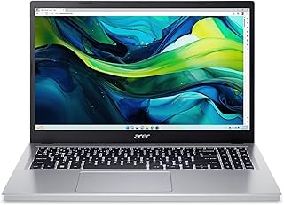 Ноутбук Acer Aspire Go 15 Slim | 15,6-дюймовый Full HD IPS-дисплей 1080p | Intel Core i3-N305 | Intel UHD Graphics | 8 ГБ LPDDR5 | 128 ГБ жесткий диск | Wi-Fi 6 | AI PC | Windows 11 Home в режиме S | AG15-31P-3947