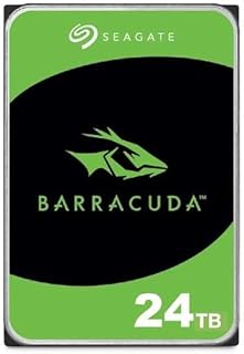 Внутренний жесткий диск Seagate Barracuda 24 ТБ, 7200 об/мин, кэш 512 МБ, SATA 6 Гбит/с, 3,5 дюйма (ST24000DM001)