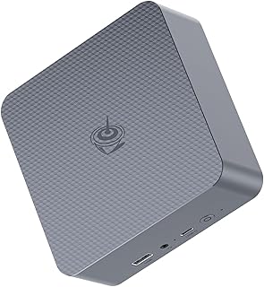 Мини-ПК Beelink EQR5 AI, AMD Ryzen 5 5650U (до 4,2 ГГц) 6 ядер/12 потоков, мини-настольный компьютер с 32 ГБ оперативной памяти DDR4 и 1 ТБ NVMe SSD, микро-ПК 4K@60 Гц, два HDMI-порта, Bluetooth 5.2 и Wi-Fi 6 для офиса/дома/Windows 11 Pro