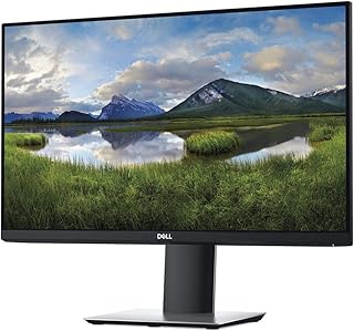 Монитор Dell P2419H, 24 дюйма, LED-подсветка, антибликовое покрытие, твердое покрытие 3H, IPS-матрица (время отклика 8 мс, разрешение Full HD 1920 x 1080 при 60 Гц, контрастность 1000:1, поддержка ComfortView, DisplayPort, VGA, HDMI и USB), черный.