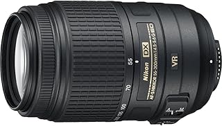 Объектив Nikon AF-S DX NIKKOR 55-300mm f/4.5-5.6G ED с вибростабилизацией и автофокусировкой для цифровых зеркальных фотокамер Nikon.