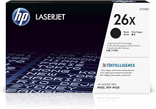 Черный тонер-картридж HP 26X увеличенной емкости | Совместим с принтерами HP LaserJet Pro серии M402 и HP LaserJet Pro MFP серии M426 | CF226X