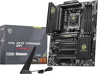 Материнская плата MSI MAG X870 Tomahawk WiFi Gaming (поддерживает процессоры AMD Ryzen 9000/8000/7000 серии, AM5, DDR5, PCIe 5.0, M.2 Gen5, SATA 6 Гбит/с, USB 40 Гбит/с, HDMI/DP, Wi-Fi 7, Bluetooth 5.4, LAN 5 Гбит/с, ATX)
