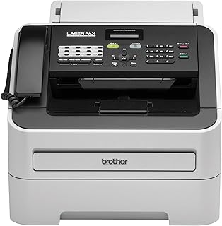 Высокоскоростной монохромный лазерный факс Brother FAX-2840, темно-/светло-серый - FAX2840, 17,750x18,125x16,625
