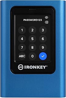Внешний SSD-накопитель Kingston IronKey Vault Privacy 80 1,92 ТБ | FIPS 197 | Шифрование XTS-AES 256 ГБ | Сенсорный экран с PIN-кодом | Надежная защита данных | IKVP80ES/1920G