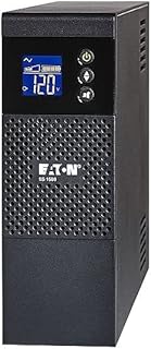 Источник бесперебойного питания Eaton 5S1500LCD с резервным питанием от батареи и защитой от перенапряжения, 1500 ВА / 900 Вт, AVR, ЖК-дисплей, линейно-интерактивный режим.