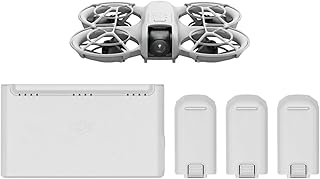 Комплект DJI Neo с тремя батареями, мини-дрон с камерой 4K UHD для взрослых, самоуправляемый дрон весом 135 г, который следует за вами, взлет с ладони, отслеживание объекта, быстрая съемка, стабилизированное видео (без контроллера).