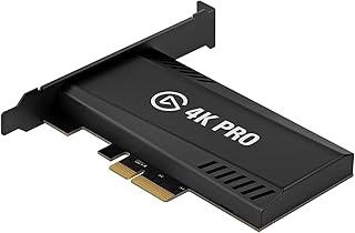 Elgato 4K Pro, внутренняя карта захвата: сквозная передача 8K60/4K60 HDR10 со сверхнизкой задержкой на PS5 Pro, Xbox Series S, Nintendo Switch 2, для стриминга и записи, работает с ПК и конфигурациями с двумя ПК.