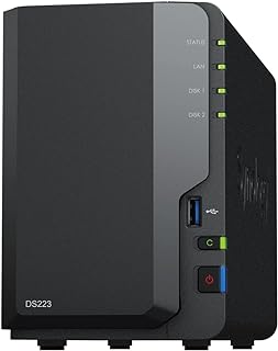 Synology 2-Bay NAS DS223 (без дисков)