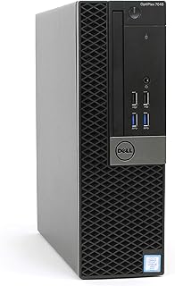 Настольный компьютер Dell Optiplex 7040 в компактном корпусе, процессор Intel Quad Core i7 6700 3,4 ГГц, 64 ГБ DDR4, твердотельный накопитель NVMe PCIe M.2 объемом 1 ТБ, HDMI, Windows 11 Pro (восстановленный).