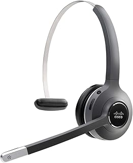 Беспроводная накладная DECT-гарнитура CISCO 561 с многоканальной базой для США и Канады, цвет угольно-серый, 2-летняя ограниченная гарантия (CP-HS-WL-561-M-US=)
