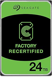 Жесткий диск Seagate Exos ST24000NM000C 24 ТБ 7200 об/мин SATA 6 Гбит/с 512e 3,5 дюйма (восстановленный)