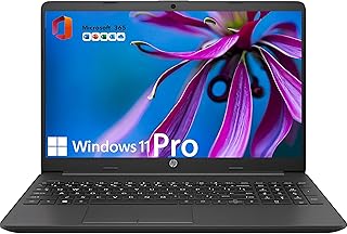 Ноутбук HP 15,6" FHD для студентов и бизнеса • Новая версия для повседневного использования • Двухъядерный процессор AMD серебристого цвета • 8 ГБ ОЗУ • 256 ГБ PCIe • Type-C • RJ-45 • 1 год Office 365 • Windows 11 Pro