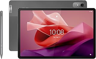 Lenovo Tab P12 — планшет с большим сенсорным экраном — 12,7-дюймовый 3K-дисплей — 13-мегапиксельная камера — 8 ГБ оперативной памяти — 128 ГБ встроенной памяти UFS — Android 13 — Dolby Atmos — четыре динамика JBL — стилус в комплекте