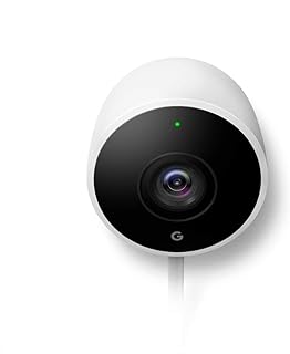 Google Nest Cam Outdoor — 1-е поколение — Всепогодная камера — Камера видеонаблюдения с ночным видением — Управление с помощью телефона