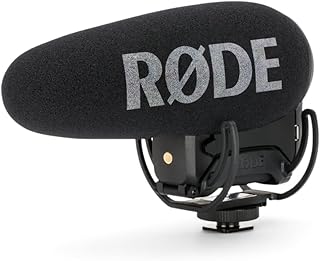 Направленный микрофон Rode VideoMic Pro+ для крепления на камеру, черный.