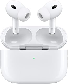 Наушники Apple AirPods Pro 2-го поколения с беспроводным зарядным чехлом MagSafe (USB-C) и ограниченной гарантией Apple сроком на 1 год (беспроводное зарядное устройство).