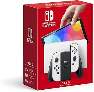 Nintendo Switch OLED Model с белыми контроллерами Joy-Con (восстановленная)