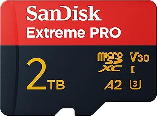 Карта памяти SanDisk Extreme PRO microSDXC™ UHS-I 2 ТБ, скорость чтения до 250 МБ/с; скорость записи до 150 МБ/с, SDSQXCD-2T00-GN6MA