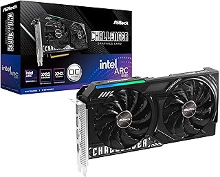 Видеокарта ASRock Intel ARC B580 Challenger 12 ГБ OC GDDR6 19 Гбит/с 192 бит 2740 МГц 650 Вт 7680 x 4320 с двумя вентиляторами