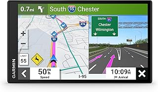 Автомобильный GPS-навигатор Garmin DriveSmart 71 EX с функцией отображения дорожной ситуации, 7-дюймовым экраном, яркими и четкими картами высокого разрешения и голосовым помощником Garmin.