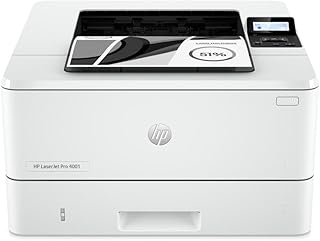 Беспроводной черно-белый принтер HP LaserJet Pro 4001dw, лучший для офиса (2Z601F)