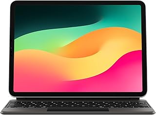 Apple Magic Keyboard: чехол-клавиатура для iPad Pro 11 дюймов (1-го, 2-го, 3-го, 4-го поколений) и iPad Air (4-го, 5-го поколений и M2), обеспечивает удобство набора текста, имеет встроенный трекпад, английская раскладка (США) - черный.