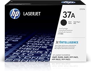 Черный тонер-картридж HP 37A | Совместим с принтерами HP LaserJet Enterprise серий M607, M608, M609, HP LaserJet Enterprise MFP серий M631, M632, M633 | CF237A