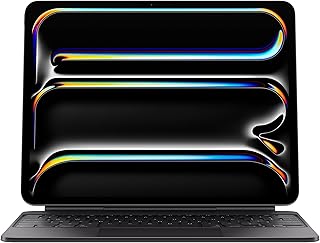 Чехол-клавиатура Apple Magic Keyboard для iPad Pro 13 дюймов (M4), обеспечивает удобство набора текста, имеет встроенный трекпад, функциональный ряд клавиш, английская раскладка (США) - черный.