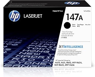 Черный тонер-картридж HP 147A для принтеров HP | Совместим с принтерами серий: LaserJet Enterprise M610, M611, M612, LaserJet Enterprise MFP M634, M635, M636 | W1470A