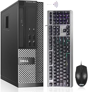 Настольный компьютер Dell OptiPlex 7020, 32 ГБ оперативной памяти, новый SSD-накопитель на 2 ТБ, процессор Intel Quad Core i7 4790 до 4,0 ГГц, встроенный Wi-Fi 5 AC8260, поддержка двух мониторов, DVD-RW, HDMI, Windows 10 Pro (восстановленный).