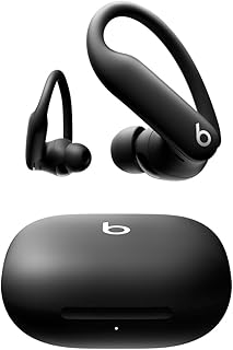 Беспроводные Bluetooth-наушники Beats Powerbeats Pro 2 — шумоподавление, мониторинг сердечного ритма, защита от воды и пыли по стандарту IPX4, до 45 часов работы от батареи и зарядный кейс, совместимы с Apple и Android — черный цвет.