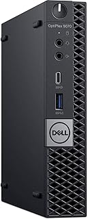 Настольный компьютер DELL Optiplex 5070 Micro MFF, процессор Intel i5-9500T, 16 ГБ DDR4, новый SSD M.2 NVMe 512 ГБ, Wi-Fi, Bluetooth, HDMI, новая клавиатура и мышь, Windows 11 Pro (восстановленный).