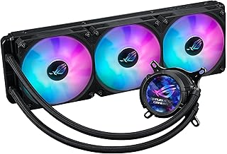 Жидкостное охлаждение для процессора ASUS ROG Strix LC III 360 ARGB LCD All-in-one — для Intel® LGA 1700, 1200, 115X — AMD Socket AM4, AM5 — с 2,1-дюймовым IPS-дисплеем, новым насосом Asetek Gen7 v2 и высококачественными вентиляторами ROG ARGB