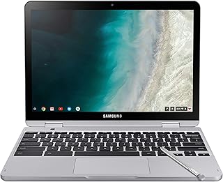 Ноутбук-трансформер Samsung Chromebook Plus V2 — 4 ГБ ОЗУ, 64 ГБ eMMC, 13-мегапиксельная камера, Chrome OS, 12,2-дюймовый экран с соотношением сторон 16:10 — XE520QAB-K03US Light Titan