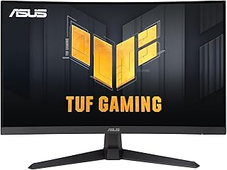ASUS TUF Gaming 27” 1440P Curved HDR Gaming Monitor (VG27WQ3B) - QHD (2560 x 1440), 180 Гц, 0,5 мс, Extreme Low Motion Blur, FreeSync, 90% DCI-P3, DisplayWidget, 3-летняя гарантия