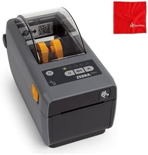Термопринтер Zebra ZD411, 203 DPI, USB, USB Host, модульный разъем для подключения, BTLE5, EZPL, ZD4A022-D01M00EZ (замена Zebra ZD410) с чистящей салфеткой.