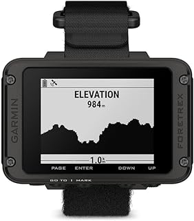 Garmin Foretrex 801, наручный GPS-навигатор с ремешком, улучшенная многодиапазонная GNSS, увеличенное время автономной работы.