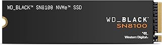 WD_BLACK 2TB SN8100 NVMe SSD Внутренний твердотельный накопитель - Gen 5 PCIe 5.0x4, M.2 2280, скорость последовательного чтения до 14 900 МБ/с, идеально подходит для приложений искусственного интеллекта, игр и видеомонтажа - WDS200T1X0M