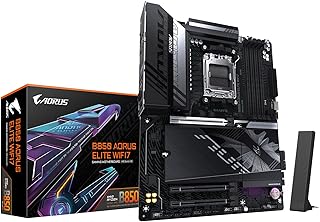 Материнская плата GIGABYTE B850 AORUS Elite WIFI7 AMD AM5 LGA 1718, ATX, DDR5, 3X M.2, PCIe 5.0, USB-C, WIFI7, 2.5GbE LAN, EZ-Latch, 5-летняя гарантия.