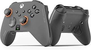Беспроводной контроллер SCUF Instinct Pro Performance Series для Xbox — переназначаемые задние кнопки — мгновенные триггеры — Xbox Series X|S, Xbox One, ПК и мобильные устройства — стальной серый