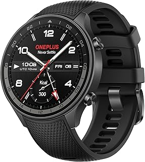 Смарт-часы OnePlus Watch 2R, 32 ГБ, монитор сна, отслеживание сердечного ритма, функция фитнеса, 100 часов работы от батареи, 1,43 дюйма, Bluetooth WiFi, цвет «оружейный металлик»