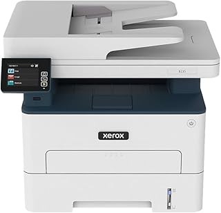 Многофункциональный принтер Xerox B235DNI, лазерный, черно-белый, беспроводной, автоподатчик документов, формат Letter, печать, сканирование, копирование, факс, сертифицирован Energy Star, скорость печати до 36 стр./мин.