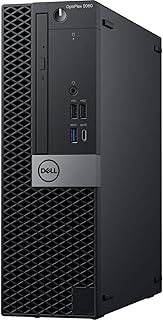 Настольный компьютер Dell Optiplex 5060 | Шестиядерный процессор Intel i5 (3,2 ГГц) | 32 ГБ оперативной памяти DDR4 | Твердотельный накопитель SSD 1 ТБ | Windows 11 Professional | Домашний или офисный ПК (восстановленный), черный